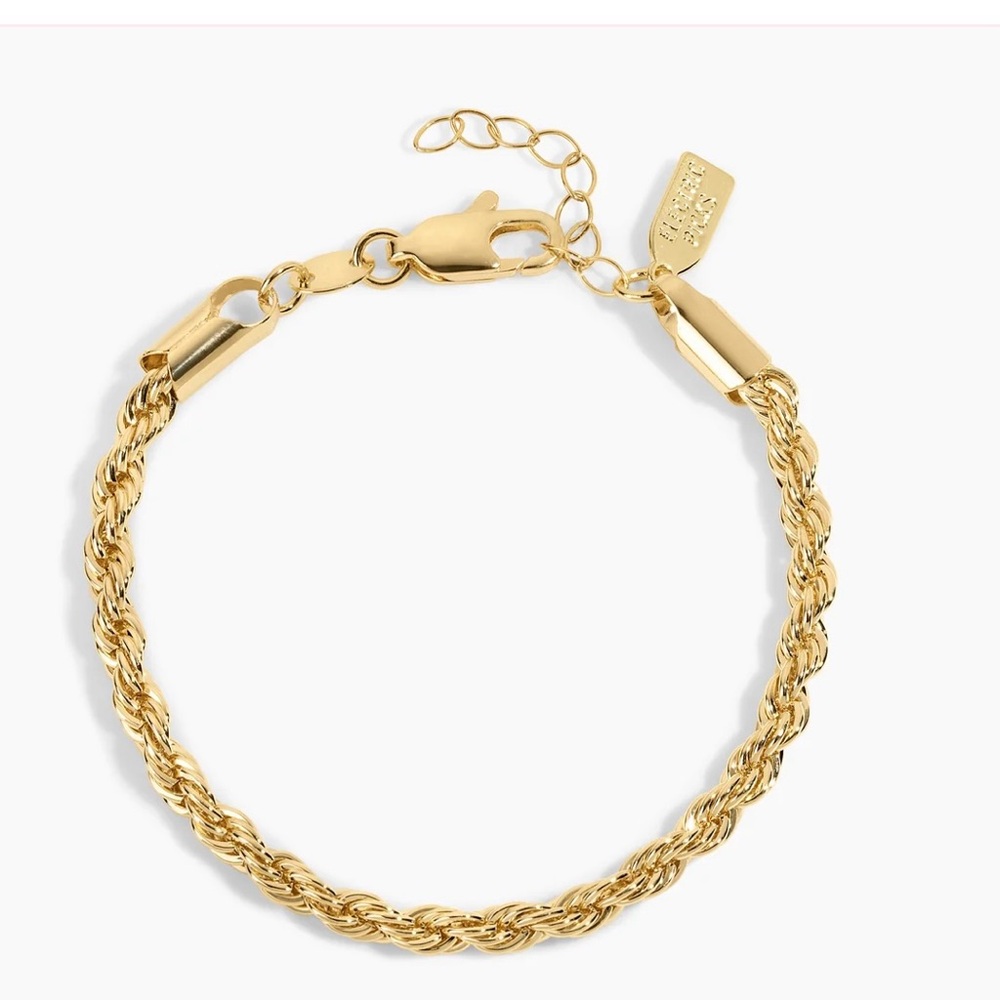 Twisted Gold Chain Bracelet
